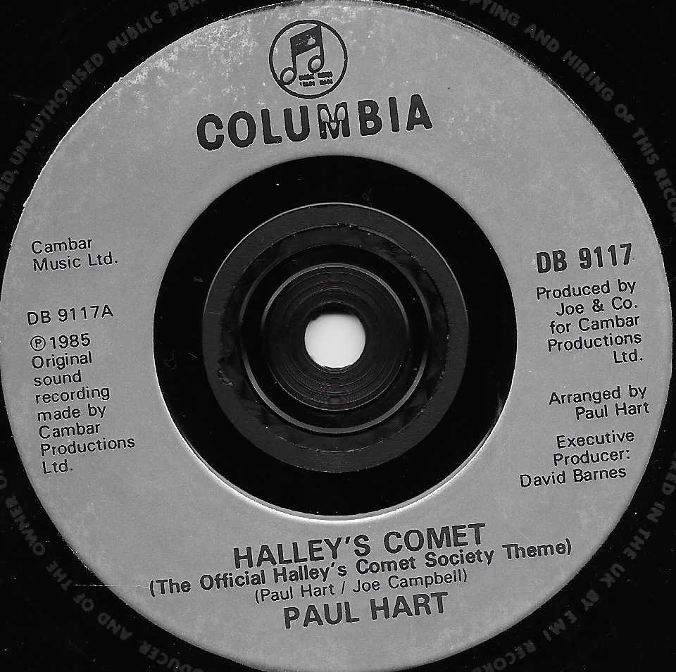 DB 9117 Halley's Comet Paul Hart / Joe Campbell from the BBC records and Tapes library Label